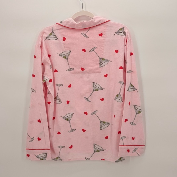 ๐ PJ Salvage Pink Martini Print Pajama Set. L. NWT!!๐ฅ - Picture 4 of 12